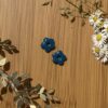 Boucles d'oreilles « Sophie », format mini - Pampilles en forme de fleurs