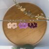 Boucles d'oreilles « Sophie » - Pampilles en forme de fleurs
