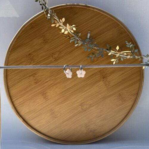 Boucles d'oreilles « Sophie », format mini - Pampilles en forme de fleurs
